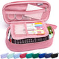Large Pencil Case 1800ml - Heavy Duty Canvas School Supplies Organizer for Kids Students