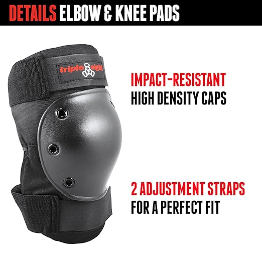 Triple Eight Saver Series Pad Set with Kneesavers, Elbowsavers and Wristsavers, Junior