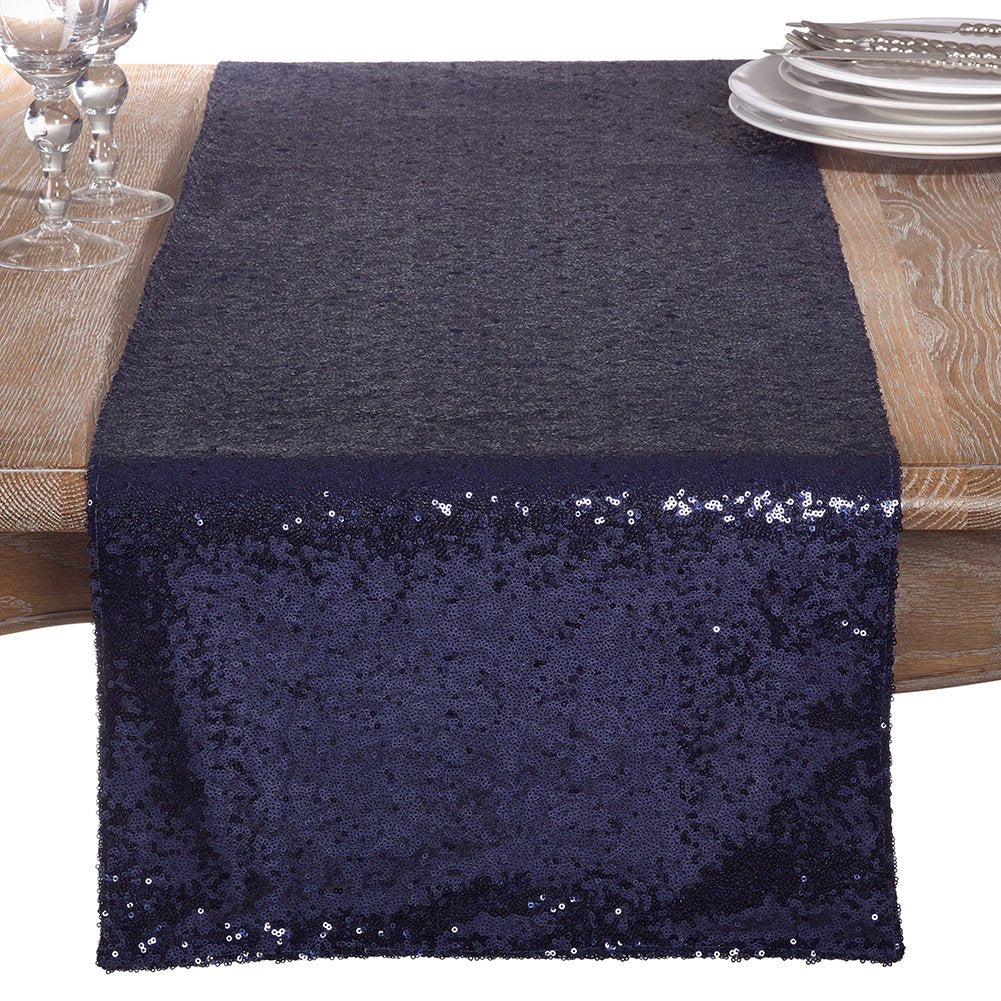 Fennco Styles Shimmering Sequin Design Poly Filled Pillow 18" Square