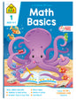 School Zone - Math Basics 1 Workbook - 64 Pages, Ages 6 to 7, 1st Grade, Numbers 1-100, Identifying Numbers, Skip Counting, and More (School Zone I Know It! Workbook Series)