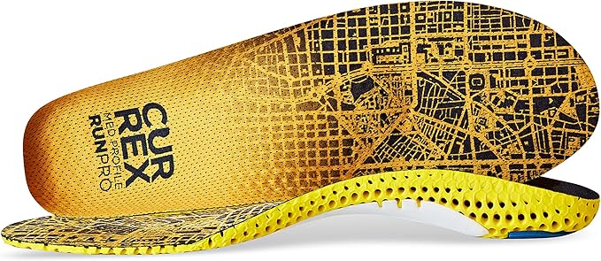 currex RunPro Insoles for Running Shoes – Arch Support Inserts to Help Reduce Fatigue, Prevent Injuries & Boost Performance – for Men & Women – Medium Arch, Large
