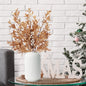 Giegxin 3 Pcs 30" Gold Leaf Christmas Tree Picks with White Berry