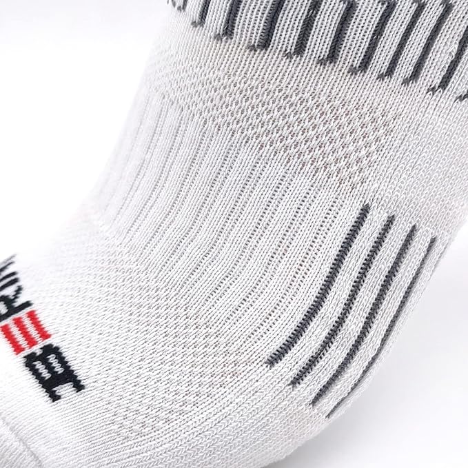 BERING Men's Athletic Ankle Socks Cushioned Quarter Running (6 Pairs)