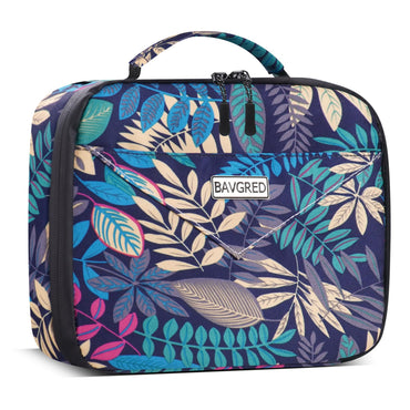 BAVGRED Lunch Box Insulated Soft Lunch Bag, Freezable and Reusable Mini Cooler, Thermal Meal Tote Containers with Exterior & Interior Pockets for Work, Outdoor Meal