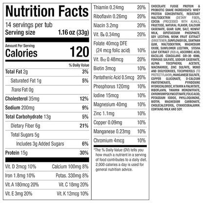 Nutrisystem ProSync Chocolate Meal Replacement Protein Shake Mix - 14 Servings