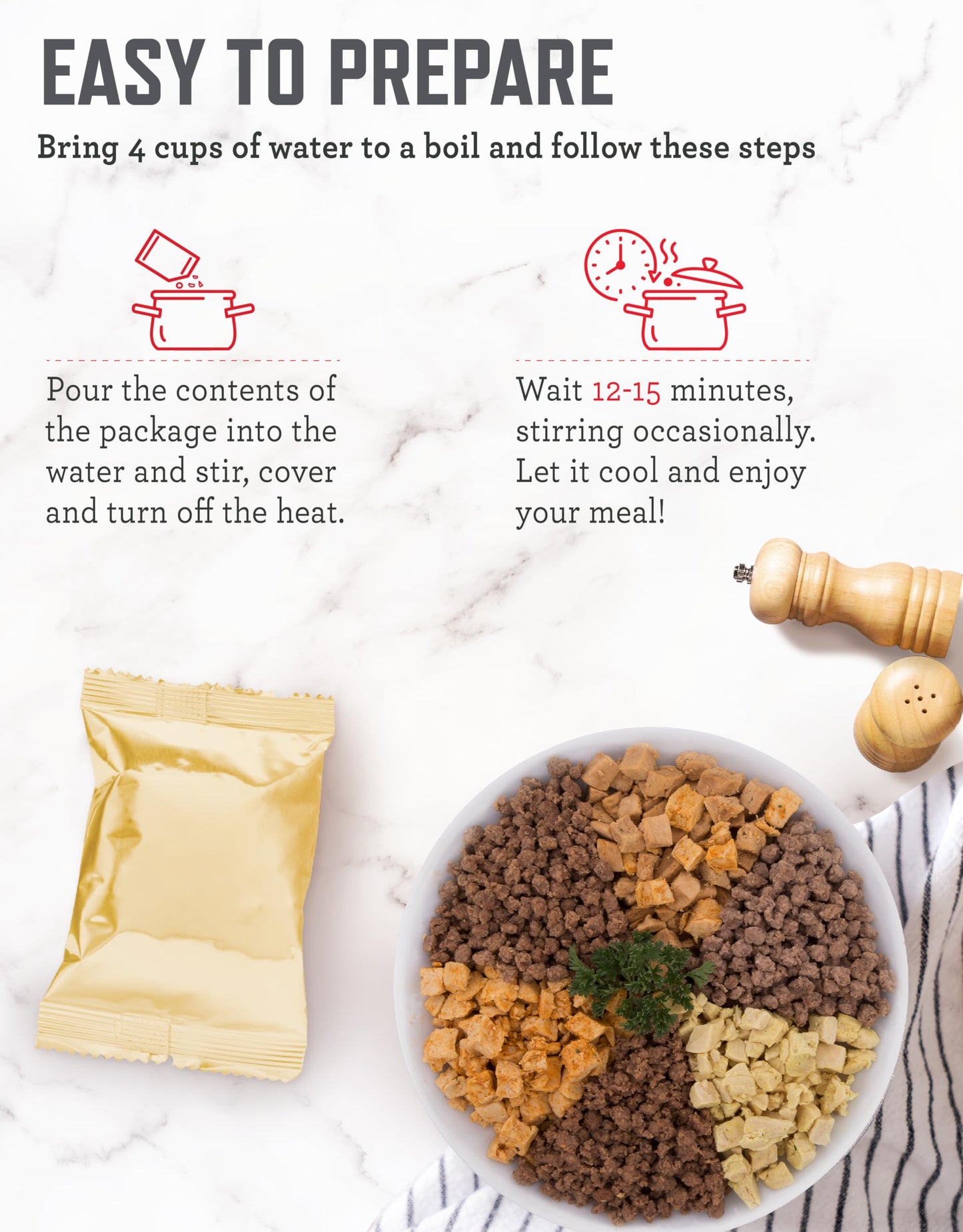 ReadyWise Emergency Food Supply - 132 Servings, Survival Bucket, Dehydrated & Freeze Dried Protein Meals, Camping Essentials, Ready to Eat Disaster Prepping Supplies,up to 25 Year Shelf Life