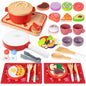 Commodum Kids Wooden Play Cooking Set Advent Calendar 24 Days Xmas Gifts