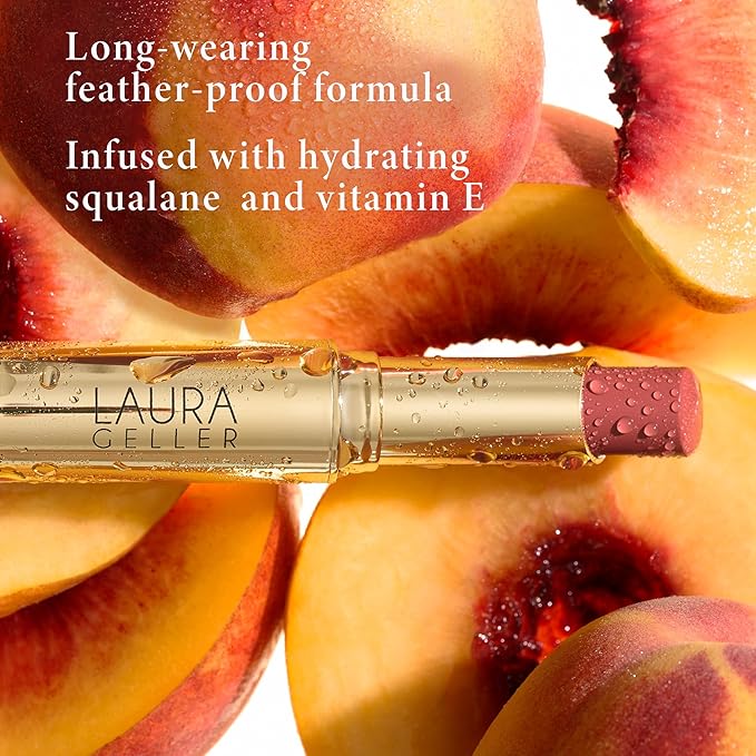 LAURA GELLER NEW YORK Jelly Balm Moisturizing Tinted Lip Balm - In the Buff - Hydrating Vitamin E - Semi-Shine Finish