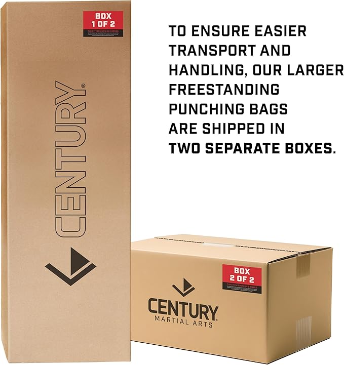 Century Wavemaster 2XL Pro Freestanding Punching Bag for Adults - Color Options | Boxing Bag with Stand | Punching Dummy & Kickboxing Bag | Heavy Punching Bag | Adjustable Martial Arts Kicking Bags