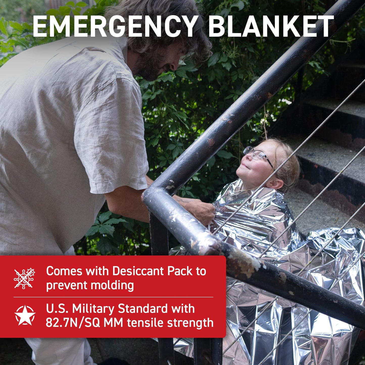 Earthquake Kit - 72 HRS Essential Emergency Survival Kit, Heavy Duty 72 Hour Bug Out Bag Survival Kit for Earthquake, Hurricane, Tsunami - Include Emergency First Aid Kit, Water, Food (Black 2P)