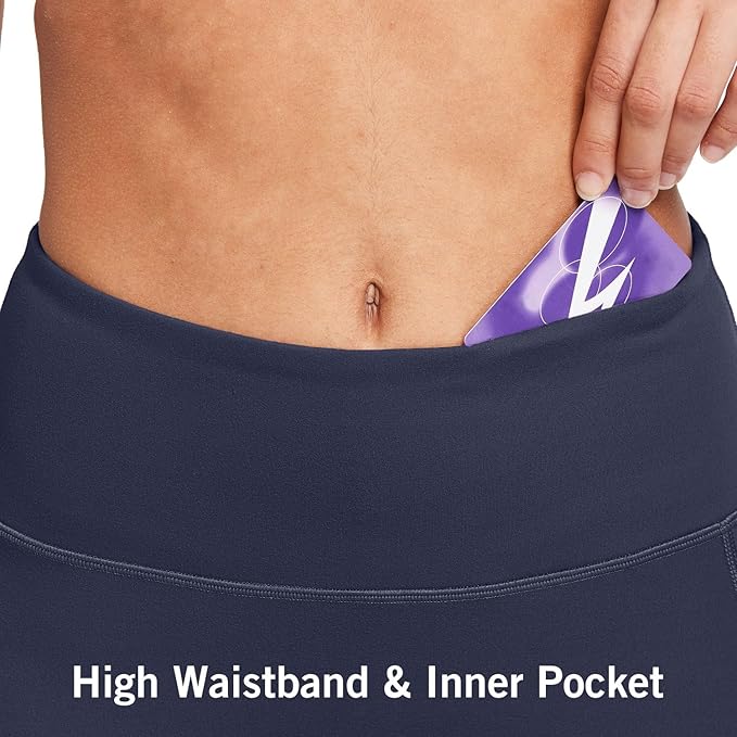 baleaf Women's 8"/ 5"/ 3" Biker Shorts High Waist Yoga Workout Gym Running Volleyball Spandex Shorts with Pockets