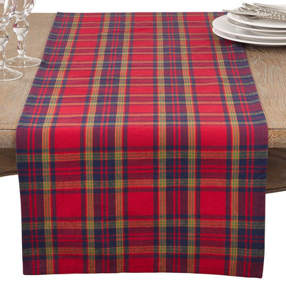 Fennco Styles Classic Plaid Design Tabletop Collection