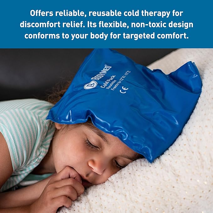 BodyMed Reusable Vinyl Ice Pack for Knee, Arm, Elbow, Shoulder, Back - Professional Grade Cold Therapy for Injuries, Aches, Swelling, Bruises, Sprains - 21 in. x 13 in. (Oversize)