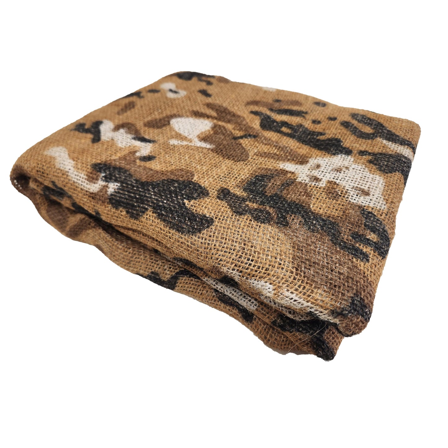 CamoSystems Heavy Duty Burlap Camouflage Hunting Net, 4.5 x 12 FT