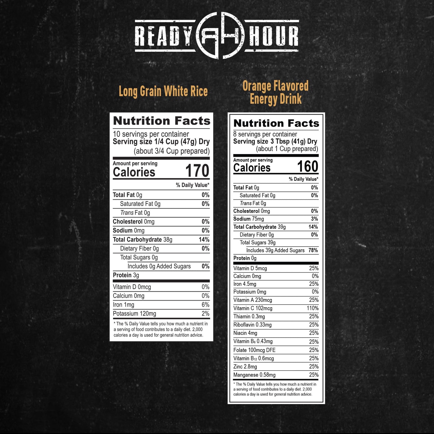 Ready Hour 72-Hour Emergency Food Kit Sample - Survival Meals Variety Pack for Disaster Prep, Freeze-Dried/Dehydrated Camping Food, Bug Out Bag MRE Alternative, Preparedness & Power Outage Supplies