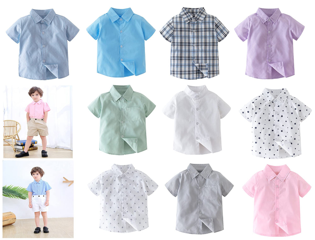 Styles I Love Toddler Short-Sleeve Button-Down Shirt