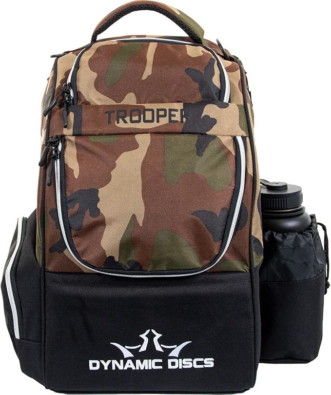Dynamic Discs Trooper Disc Golf Bag | Large Frisbee Bags with 18+ Discs Capacity | Lightweight & Durable Backpack | Great Gifts or Disc Golf Accessories for Men | Ideal for Beginners & Pro Players
