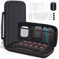 OSYROY Switch 2 Carrying Case 10 Game Slots Screen Protectors Hard Shell Black