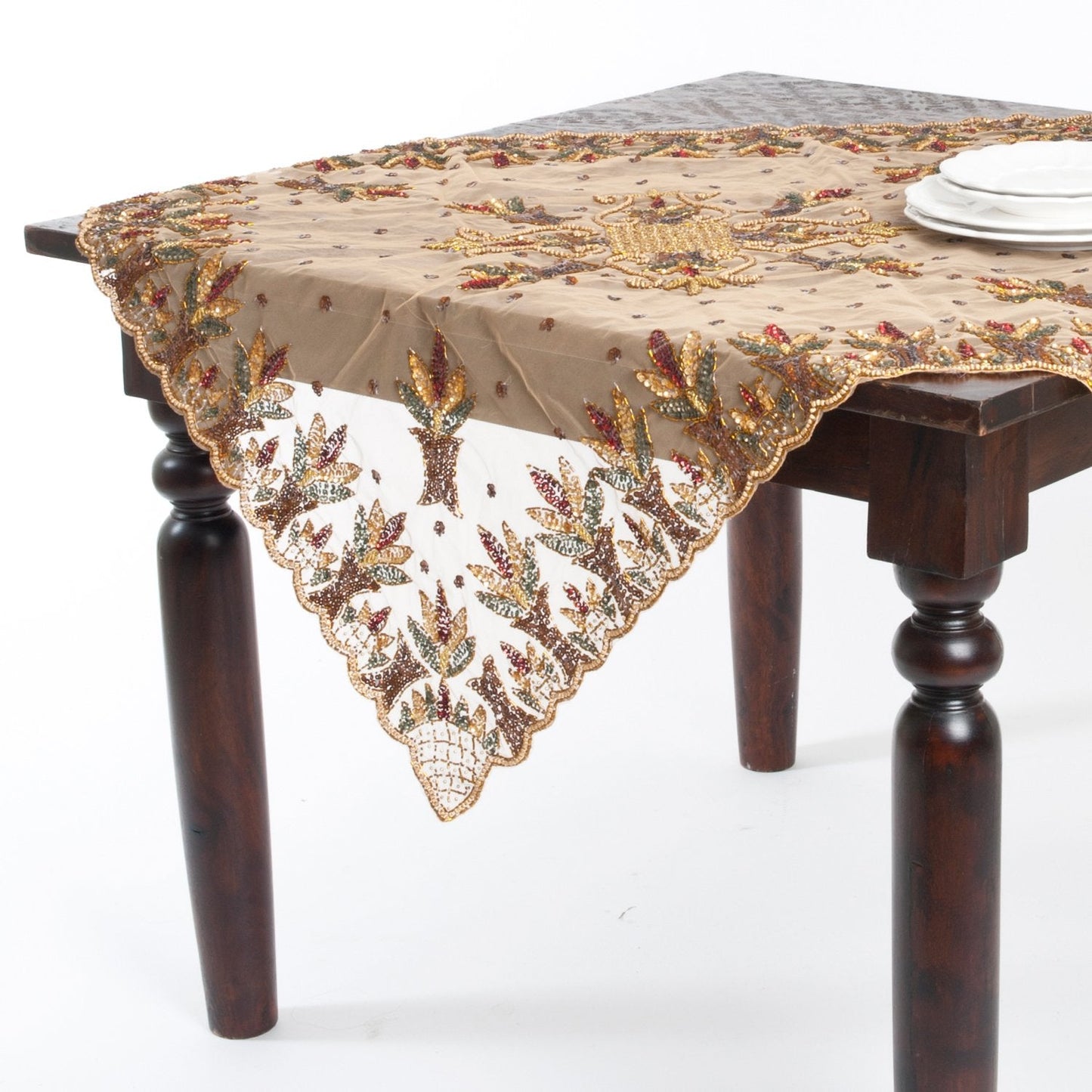 Fennco Styles Stunning Hand Beaded Table Placemats