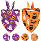 Raisingwell Dog Bandana Halloween N.Helloween 1 Pack Size Large
