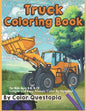 Truck Coloring Book - For Kids Ages 4-8, 8-12 - Simple and Easy Mosaic Color By Number: Jumbo Color-By-Number With Construction Vehicles, Fire Trucks, - Paperback