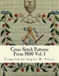 Cross Stitch Patterns From 1800 Vol. 1 - Paperback