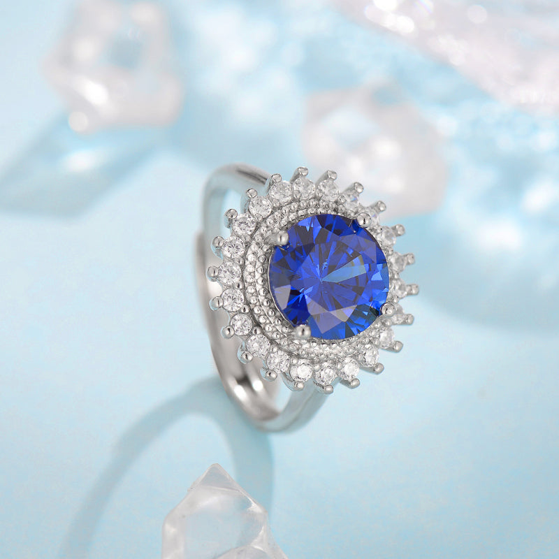 High-end Luxurious Three-piece Ring Setstylish Versatile And Perfect For Expressing Your Unique Personality