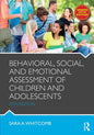 Behavioral, Social, and Emotional Assessment of Children and Adolescents - Paperback