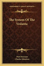 The System of the Vedanta - Paperback