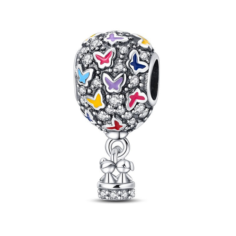 DIY Sisterhood Heart-shaped Bead Pendant Jewelry Accessory