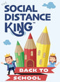 Social Distance King - Back to School - Hardcover