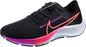 Nike Air Zoom Pegasus 38 Mens Running Trainers CW7356 Sneakers Shoes (UK 8.5 US 9.5 EU 43 Black Flash Crimson Off nior 011)