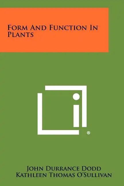 Form and Function in Plants - Paperback