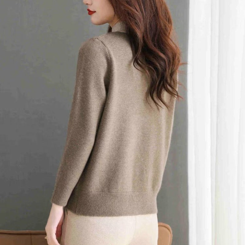 New Autumnwinter Womens Stylish Base Sweater