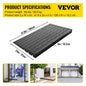 Threshold Ramp Rubber 4 In Heavy Duty Non-Slip Doorway Indoor Outdoor 2200 LB