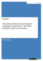 Transnational Identity and Diasporic Language in Junot Diaz's "The Brief Wonderous Life of Oscar Wao" - Paperback