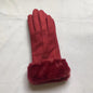 Women's Winter Velvet Riding Suede Gloves