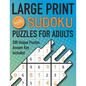Large Print Sudoku Puzzles For Adults Hard 200 Unique Puzzles Answer Key Included: Challenging 9x9 Larger Oversized Grids with Wide Margins for Adults - Paperback
