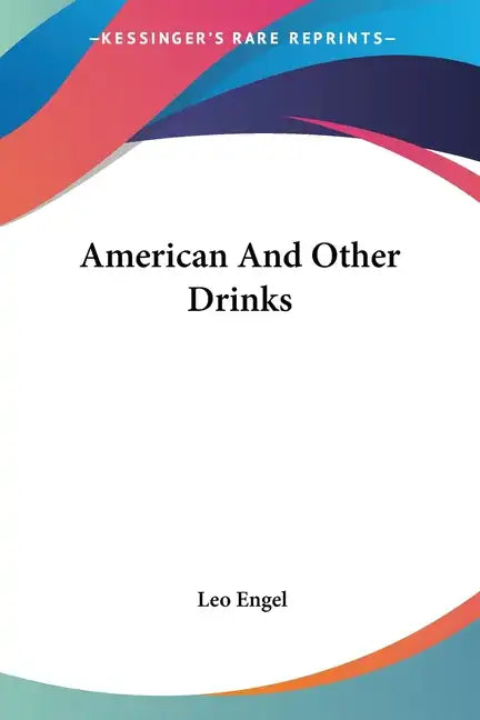 American And Other Drinks - Paperback