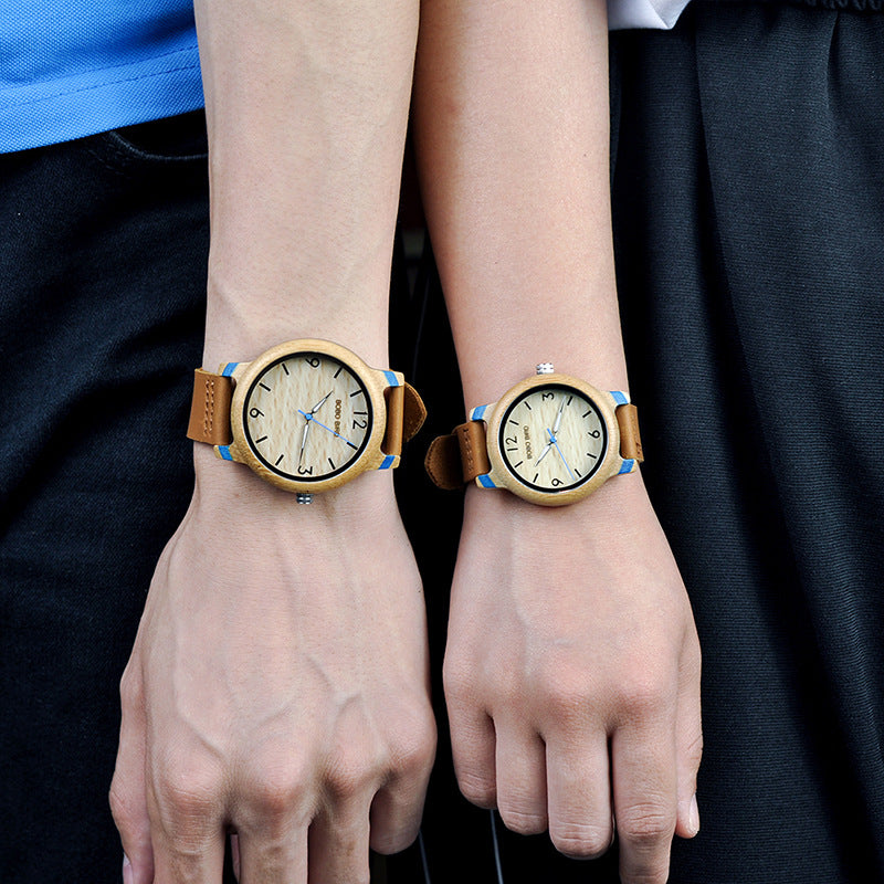 Simple And Elegant Wooden Womens Watch