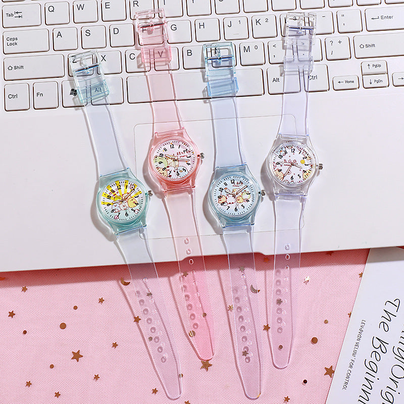 Transparent PVC Corner Creature Cartoon Childrens Watch