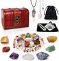 23 Piece Natural Crystal Stone Set Gift Box