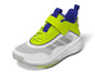 adidas Own The Game 3.0 Basketball Sneaker White/Grey/Solar Slime 11.5 US Unisex Little Kid
