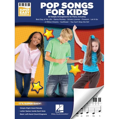 Pop Songs for Kids - Super Easy Songbook - Paperback