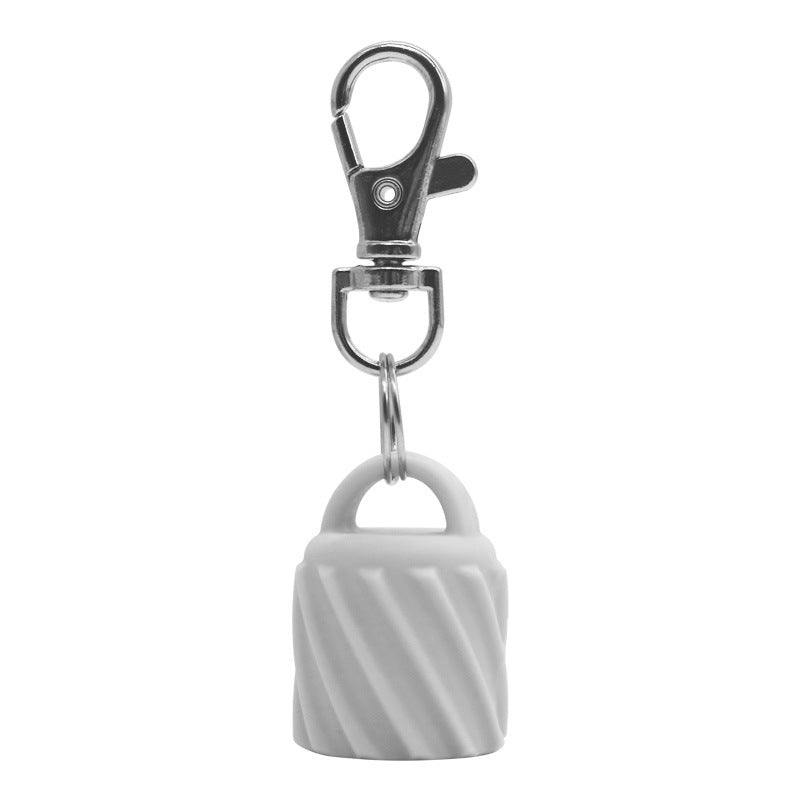 Silicone Universal Lip Gloss Keychain Silicone Cap Lipstick Cover