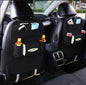 Universal Multifunctional Car Seat Bag with Foldable Table PU Leather Multi-pocket
