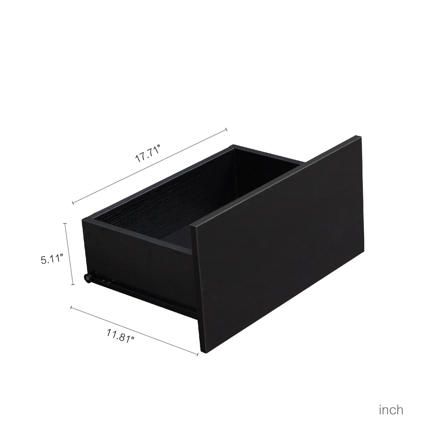 TV Stand LED High Gloss Black Storage Cabinet Fits 65