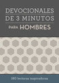 Devocionales de 3 Minutos Para Hombres: 180 Lecturas Inspiradoras - Paperback