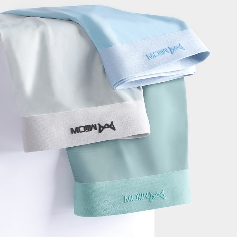 Mens Underwear Ice Silk For The Crotch Area