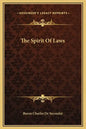 The Spirit of Laws - Hardcover